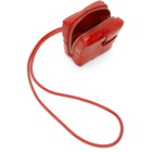 Bottega Veneta Red Phone Pouch