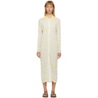Rus Off-White and Yellow Comete Dress