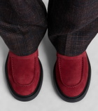 Tod's Suede loafer pumps