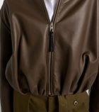 Loewe Draped leather jacket