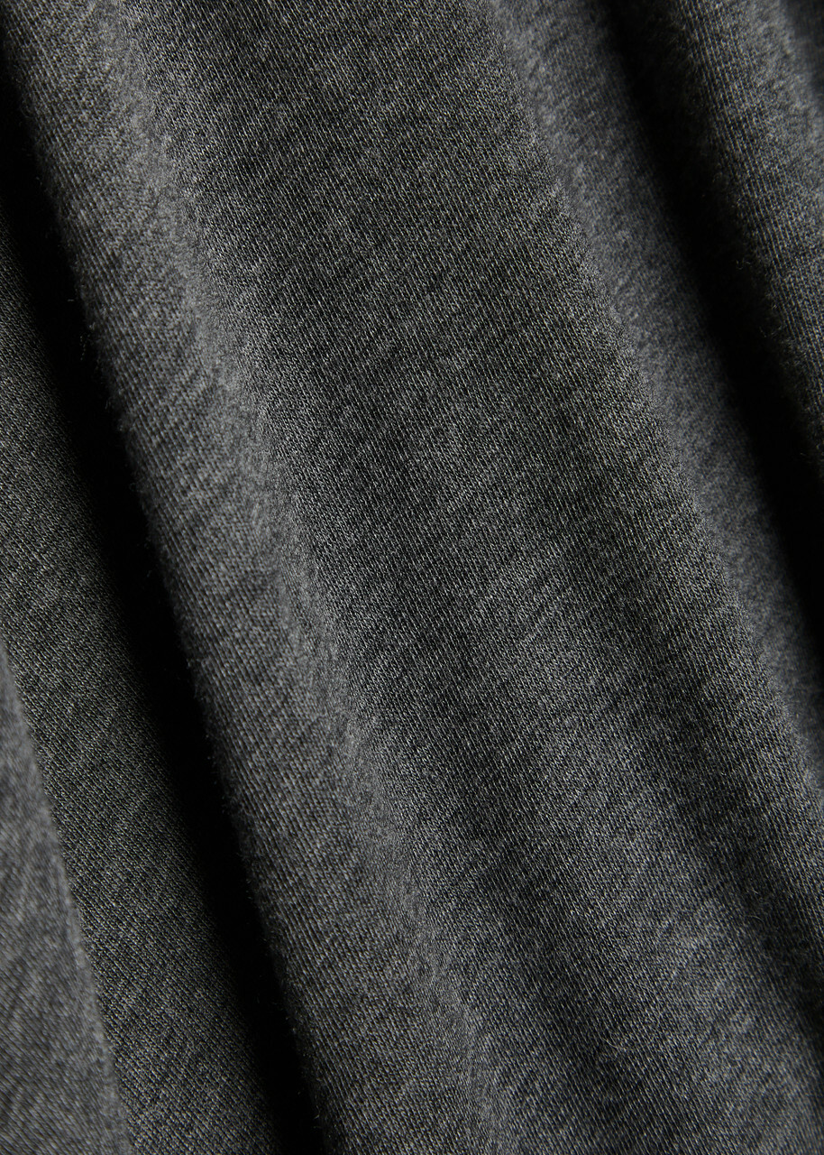 Eileen Fisher Turtle-neck Jersey top Charcoal