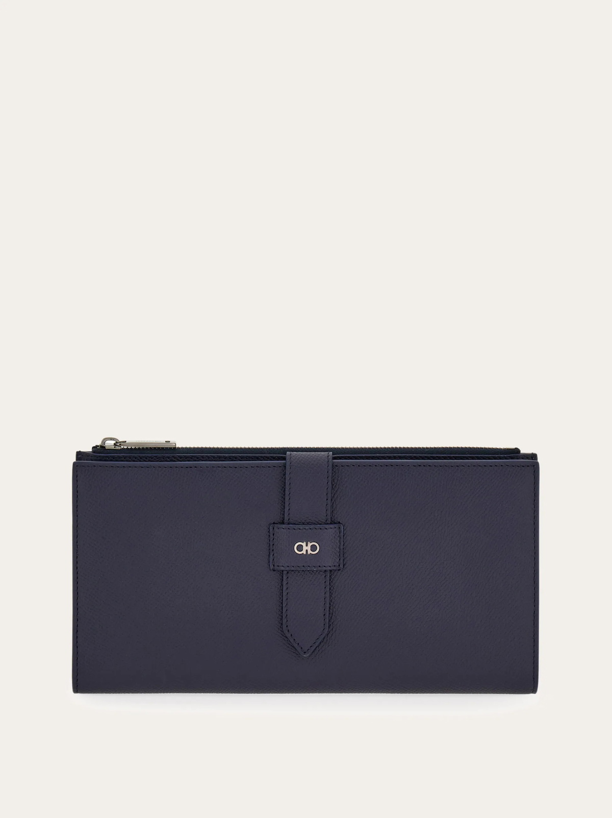 Ferragamo Mens Gancini document holder in Blue