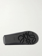LOEWE - Rambla Leather Boat Shoes - Black
