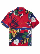 Polo Ralph Lauren - Hoffman Fabrics Clady Convertible-Collar Printed Woven Shirt - Red