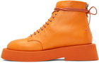 Marsèll Orange Gomme Gommelone Lace-Up Boots