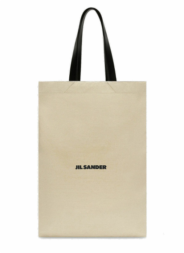 Photo: Flat Shopper Large Tote Bag in Cream