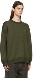 Acne Studios Khaki Wool Jersey Sweatshirt