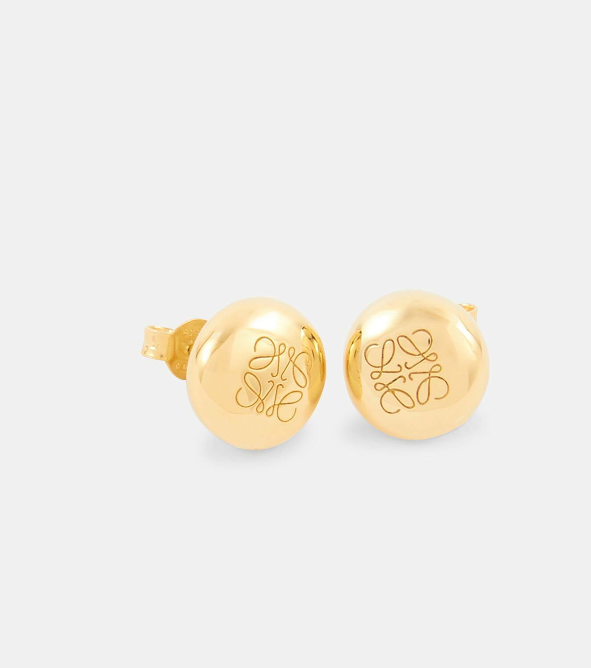 Loewe Anagram Pebble sterling silver earrings