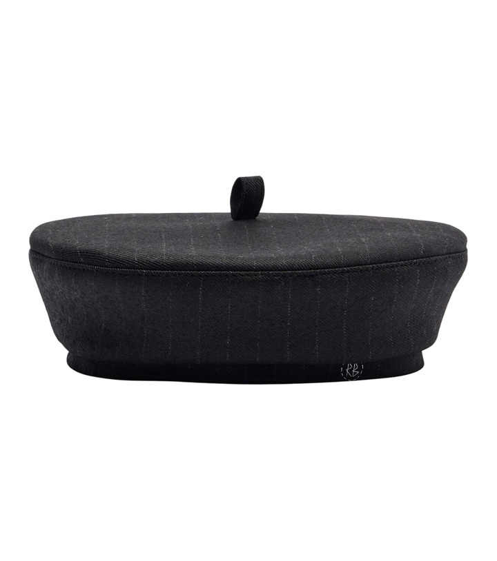 Photo: Ruslan Baginskiy Pinstriped wool-blend beret