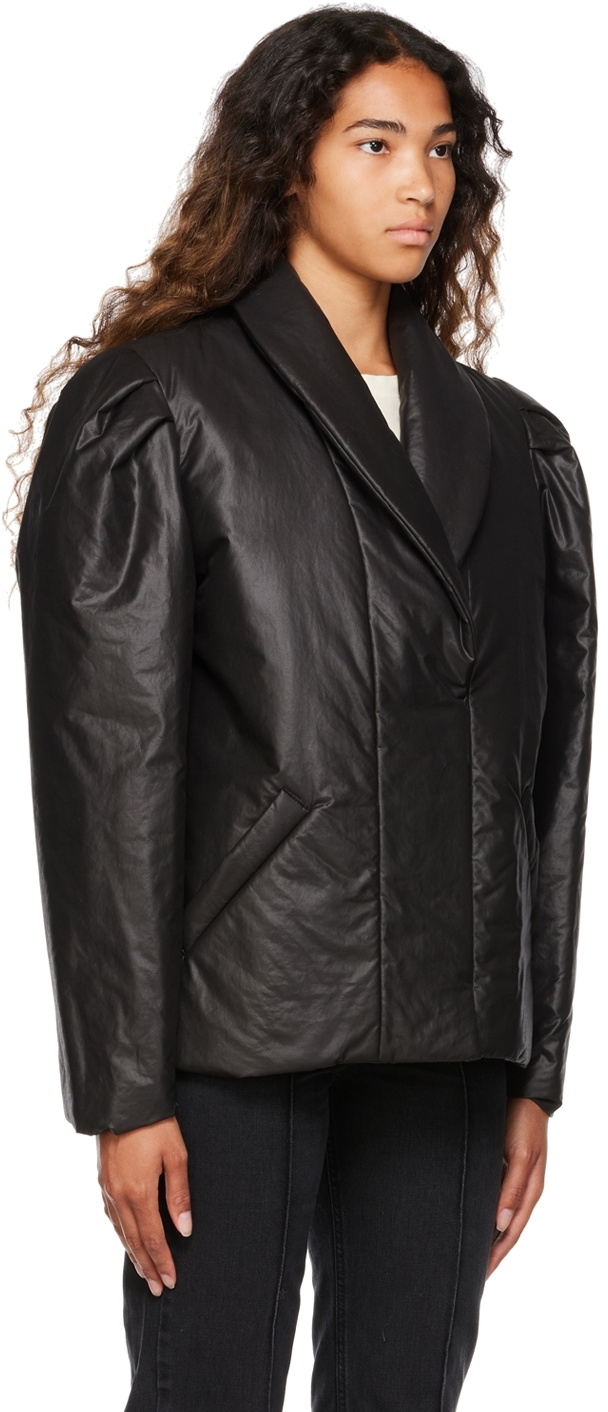 Women's Astana Sheepskin Coat In Faded Black