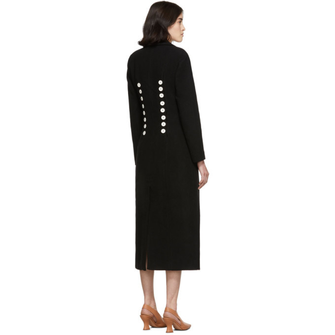 Materiel Tbilisi Black Button Coat Materiel Tbilisi