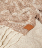 Loewe Anagram alpaca and wool-blend scarf
