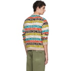 Missoni Multicolor Logo Crewneck Sweater