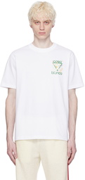 Casablanca SSENSE Exclusive White 'Le Jeu' T-Shirt