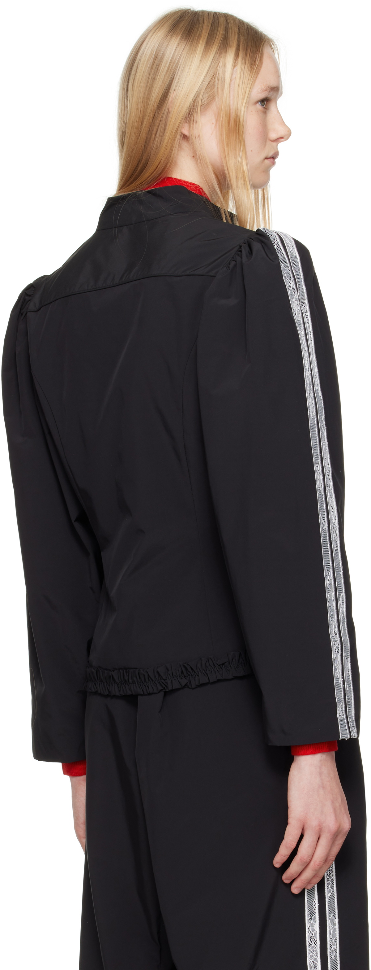 Sandy Liang Black Eileen Jacket