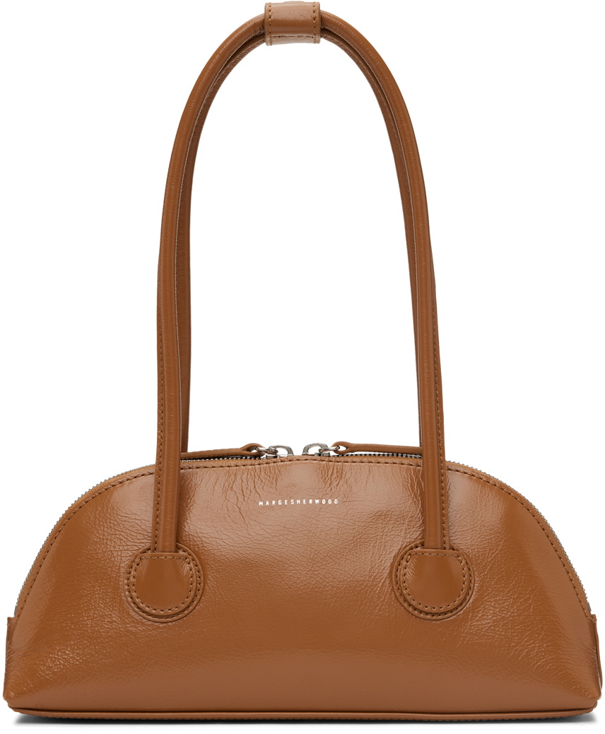 Marge Sherwood Tan Bessette Crinkle Bag Marge Sherwood