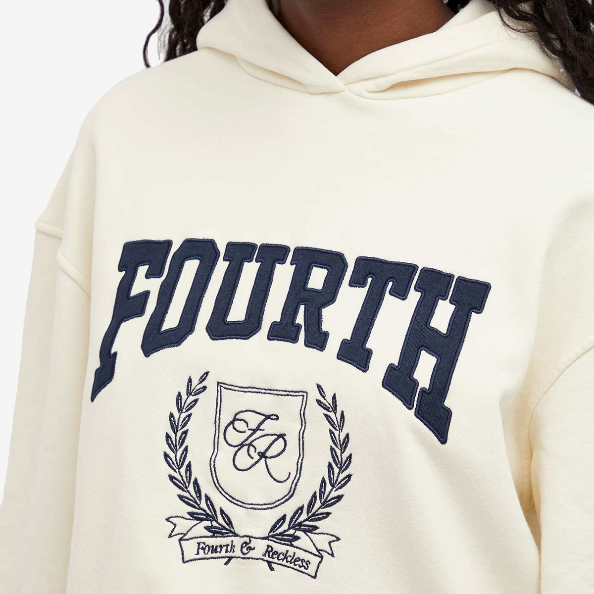 4th & Reckless Women's Harlow Hoodie in Cream