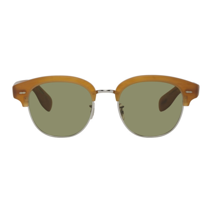 Photo: Oliver Peoples Tan Semi Matte Cary Grant 2 Sunglasses