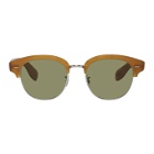 Oliver Peoples Tan Semi Matte Cary Grant 2 Sunglasses