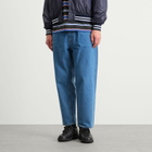 BEAMS Men's Wide Tapered Denim Jeans in  Indigo