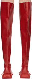untitlab® Red Reel Derbies Fisherman Tall Boots