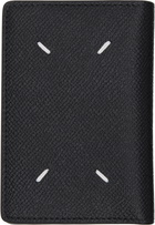 Maison Margiela Black Four Stitches Card Holder
