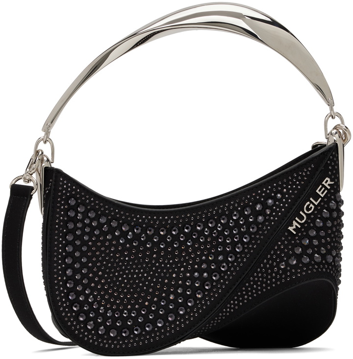 Photo: Mugler Black Small Spiral Curve 01 Bag
