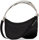 Mugler Black Small Spiral Curve 01 Bag