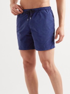 Aspesi - Straight-Leg Mid-Length Swim Shorts - Blue