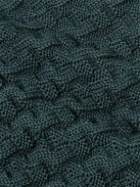 S.N.S Herning - Stark Textured Virgin Wool Cardigan - Blue