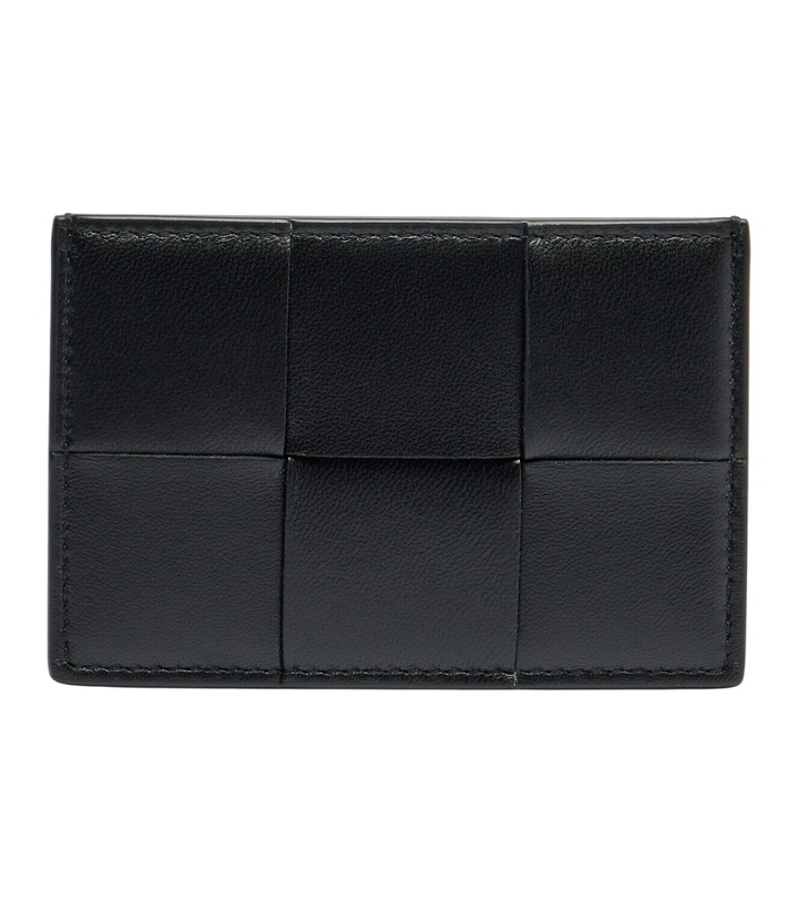 Photo: Bottega Veneta Cassette Intreccio leather card holder