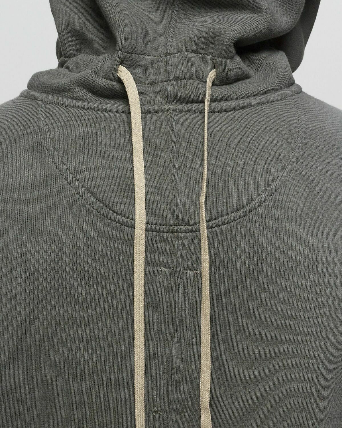 Rick Owens Drkshdw Knit Sweatshirt Gauntlet Granbury Hoodie Grey