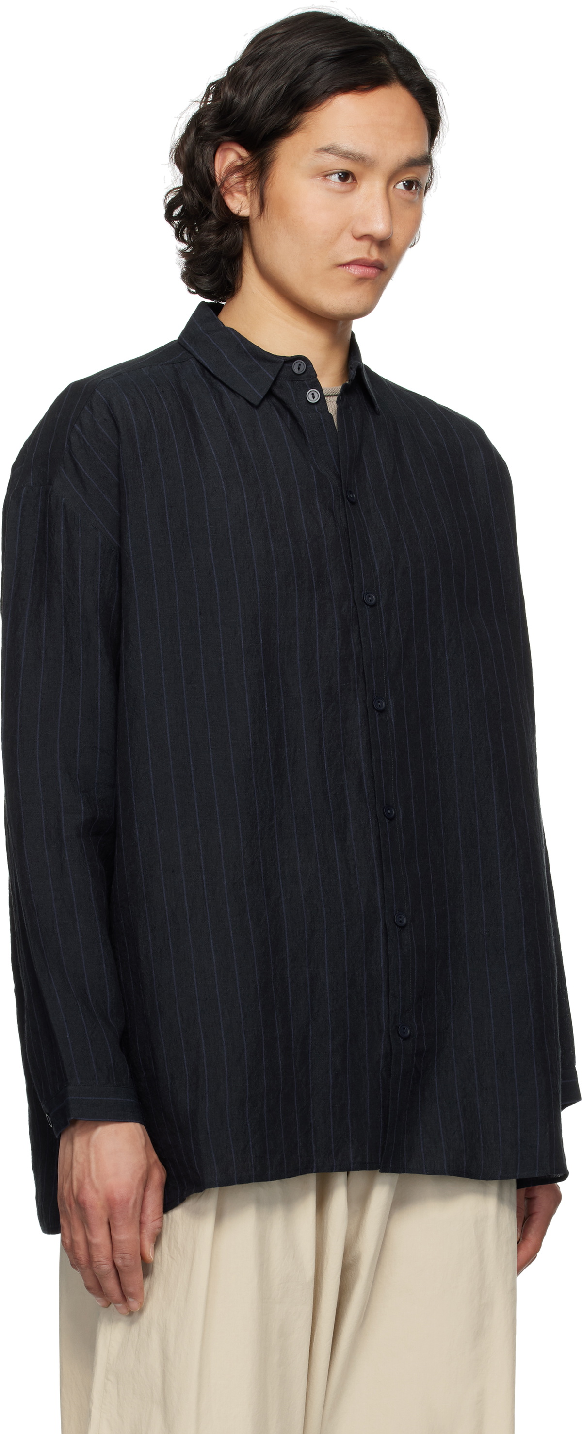 Toogood Navy 'The Draughtsman' Shirt Toogood