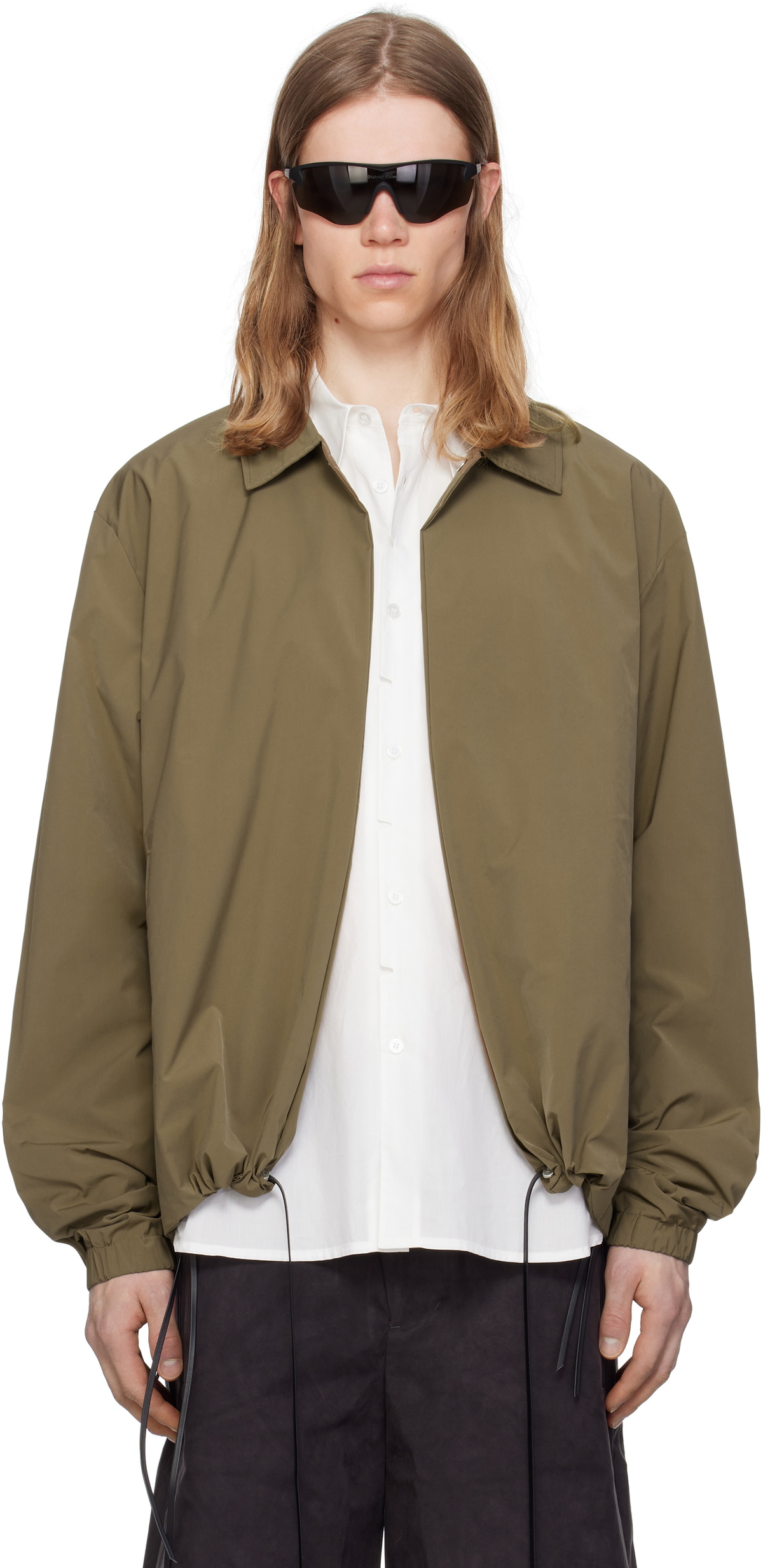 POST ARCHIVE FACTION (PAF) Khaki 8.0 Right Coach Jacket Post