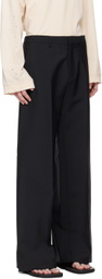 T/SEHNE Black Palazzo Trousers