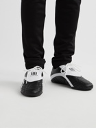 BALENCIAGA - Zen Logo-Print Faux Leather Sneakers - Black