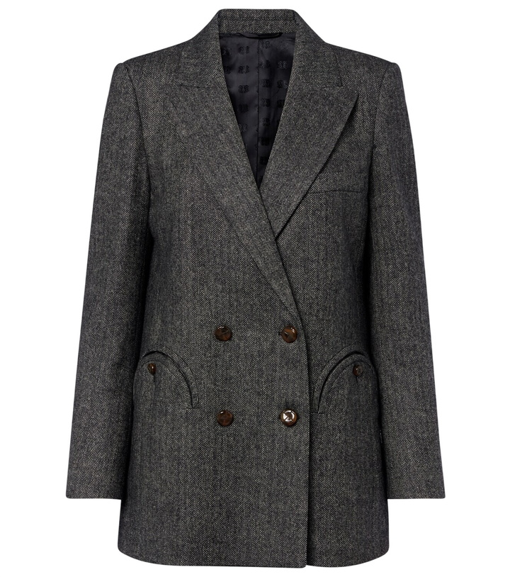 Photo: Blazé Milano Everyday herringbone wool-blend blazer