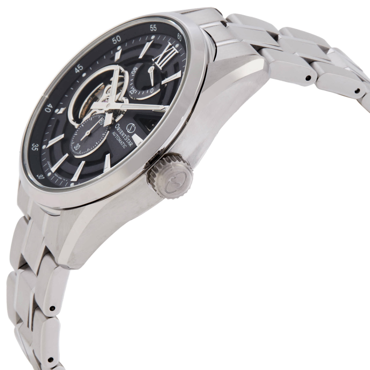 Orient Contemporary Modern Skeleton Automatic Blue Dial Mens Watch RE-AV0138V00B