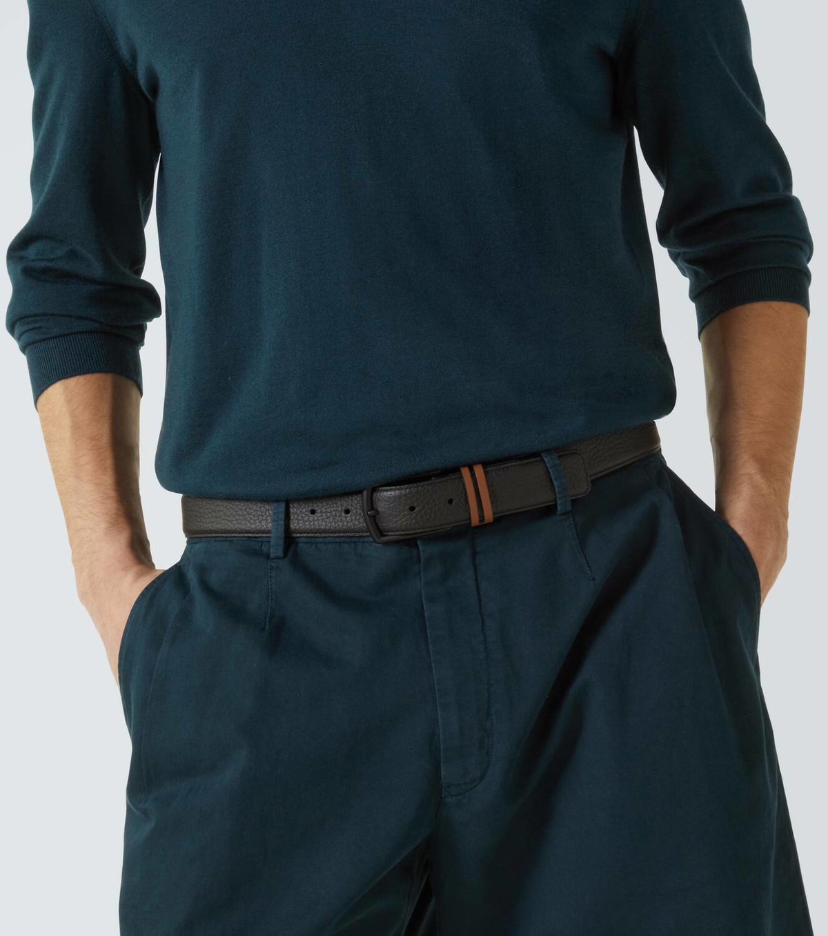 Zegna Leather belt
