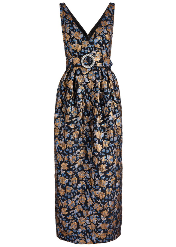 Photo: Borgo DE Nor Jules Floral Brocade Maxi Dress Multicoloured