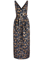 Borgo DE Nor Jules Floral Brocade Maxi Dress Multicoloured