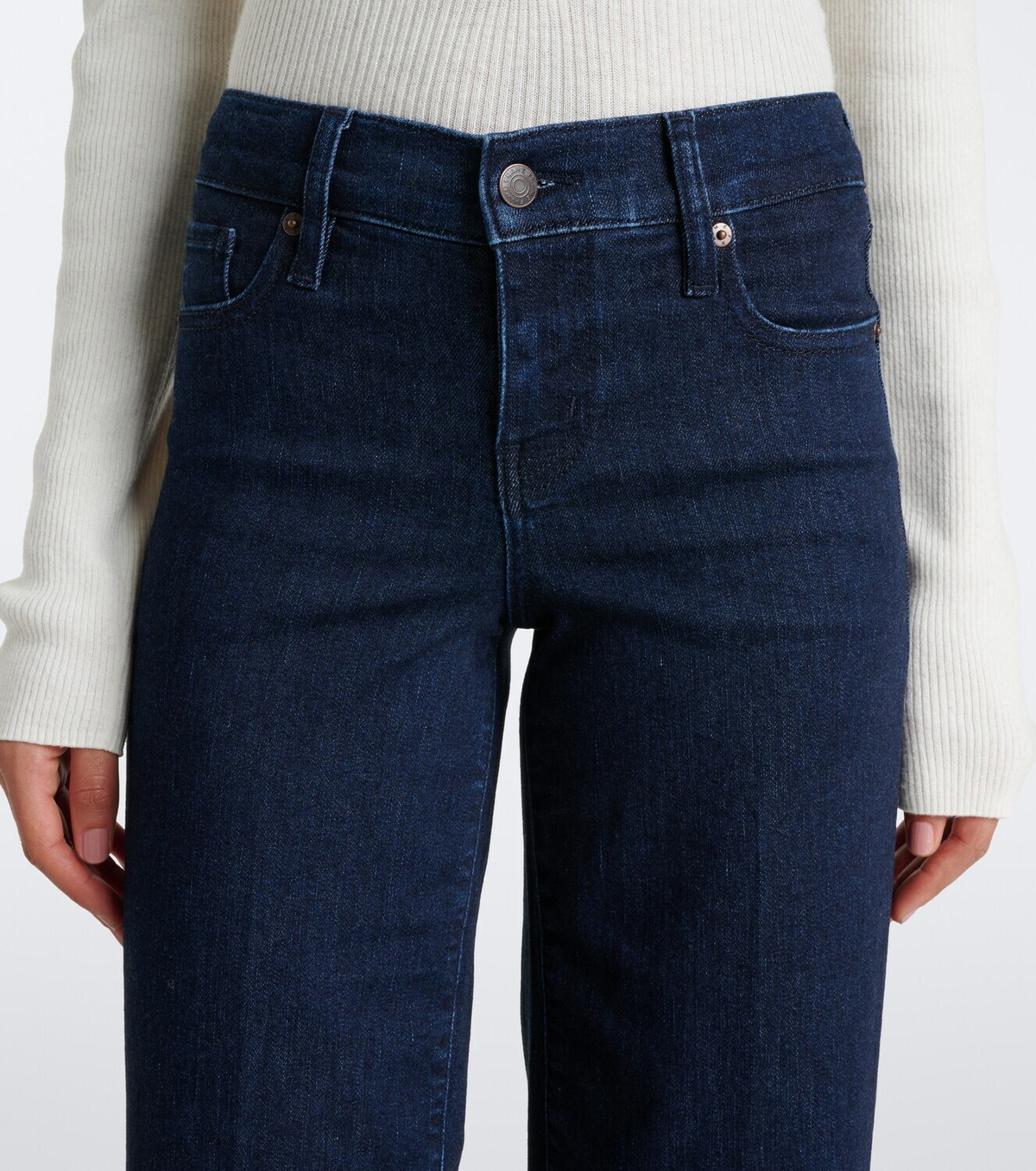 Frame Low Rise wide-leg jeans