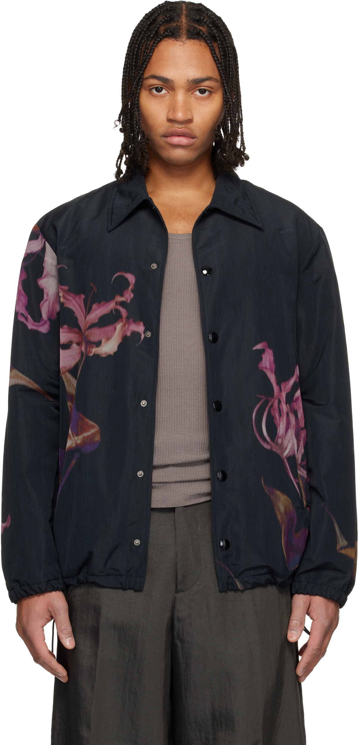 Dries Van Noten Quilted bomber jacket Dries Van Noten