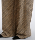 Balenciaga Logo silk pajama pants
