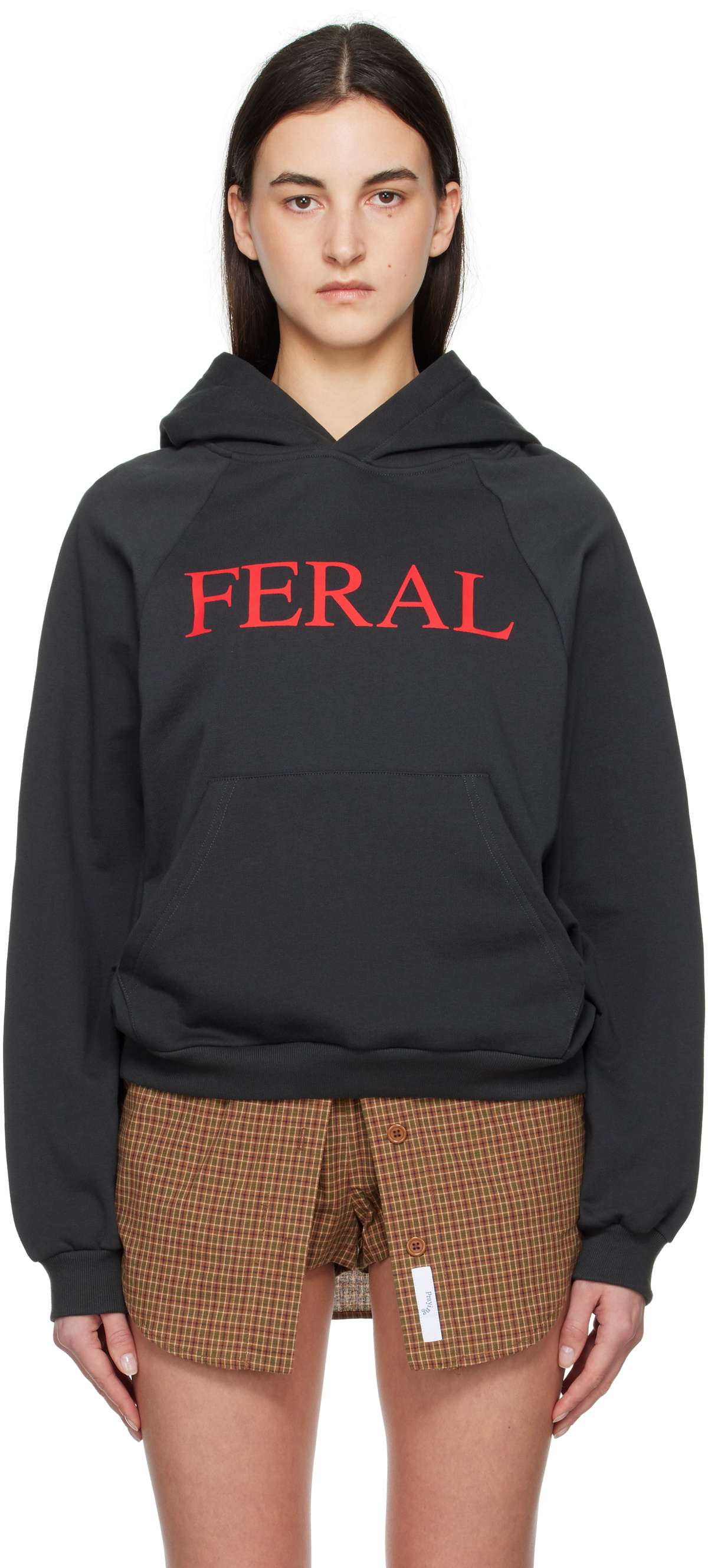 Praying SSENSE Exclusive Black 'Feral' Hoodie