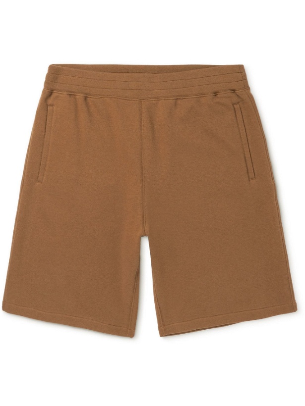 Photo: SSAM - Recycled Cotton and Cashmere-Blend Jersey Shorts - Brown