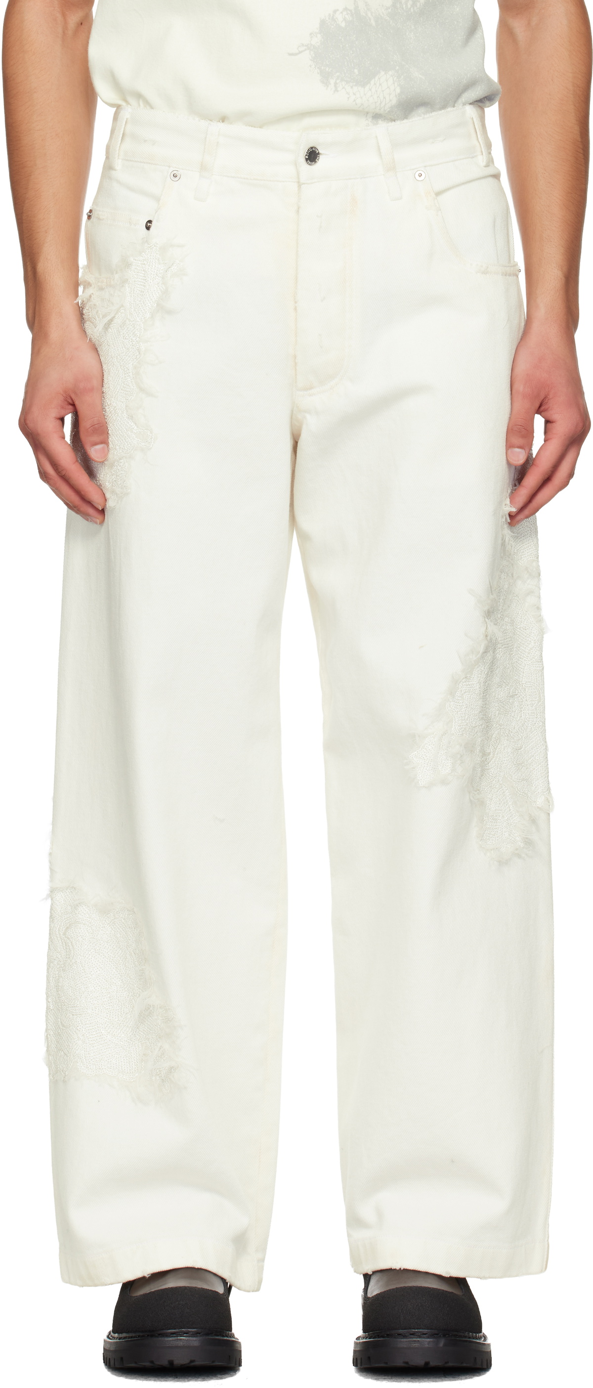 Song for the Mute Off-White TKL Edition Faded Jeans