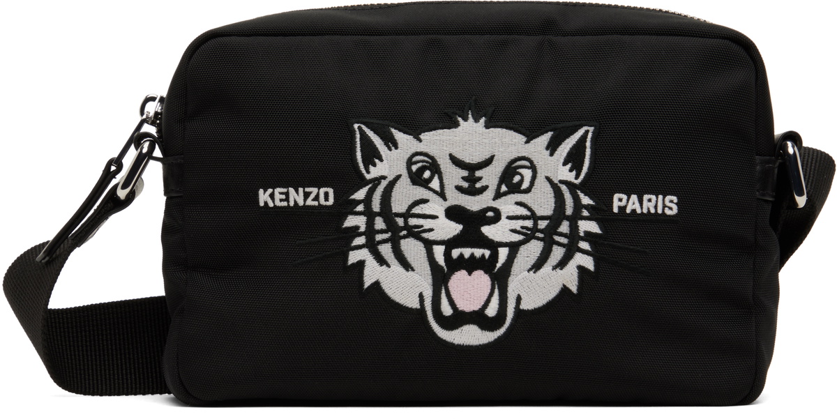 Kenzo Black Kenzo Paris 'Kenzo Varsity' Crossbody Bag
