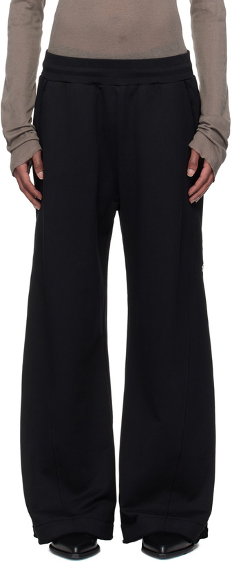 NULLUS Brown Intertwined Structure Sweatpants NULLUS
