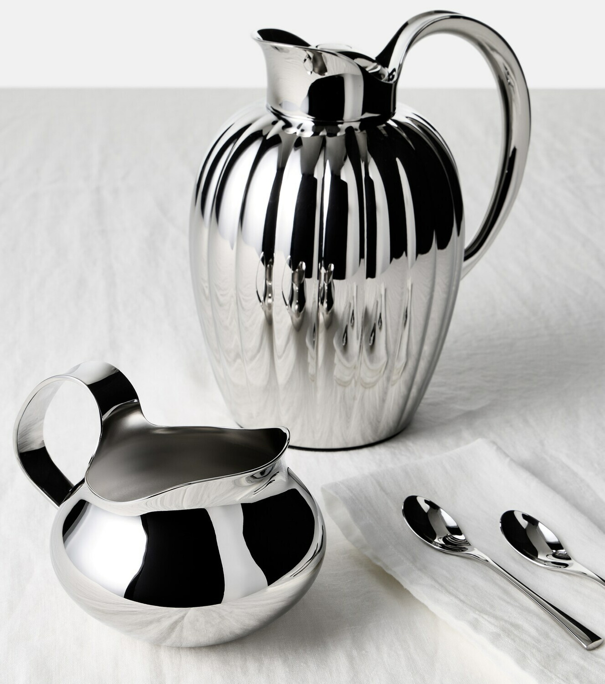Georg Jensen Koppel stainless steel jug by Henning Koppel